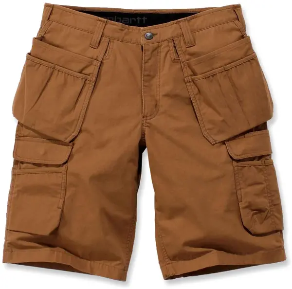 Image of Carhartt Steel Multipocket Shorts, brown, Size 40