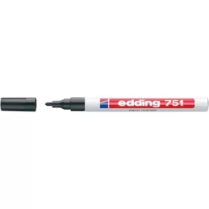 Image of Edding 4-751-1-1001 751 Paint Marker Bullet Tip 1-2mm Black