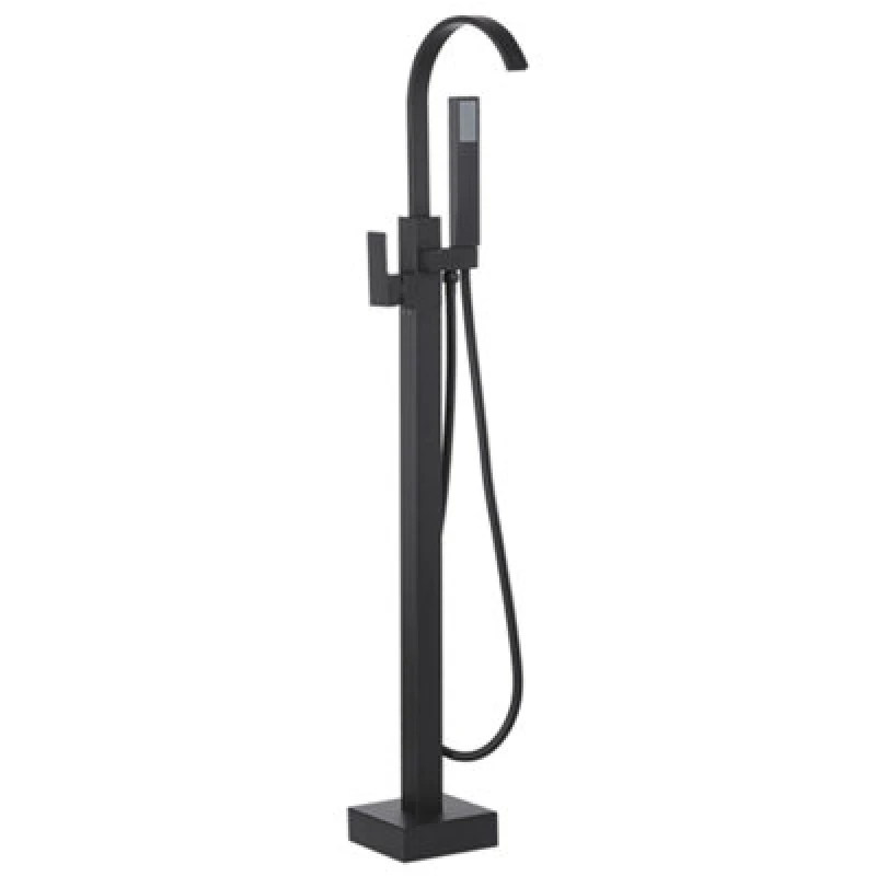 Image of Beliani Freestanding Bathtub Faucet Ribbon Black