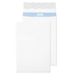 Image of PREMIUM Tear Resistant Gusset Envelopes C4 Peel & Seal 324 x 229 x 25mm Plain 125 gsm White Pack of 20