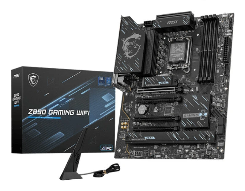 Image of MSI Z890 GAMING WIFI motherboard Intel Z890 LGA 1851 (Socket V1) ATX Z890 GAMING WIFI