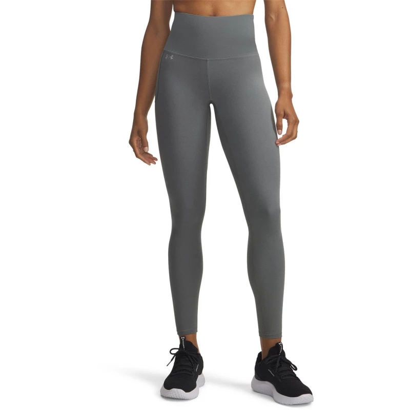 Image of Under Armour Womens Motion Performance Gym Legging Green/Titanium female 10 (S)