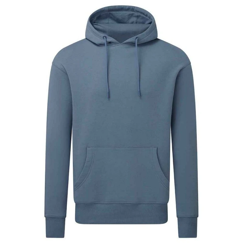 Image of Anthem Mens Plain Hoodie in Indigo Size: XS Indigo Male XS