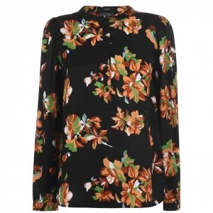 Image of SET Floral Blouse - BlackYellow0992