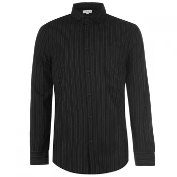 Image of Linea Mens Eaton Tonal Stripe Shirt - Navy