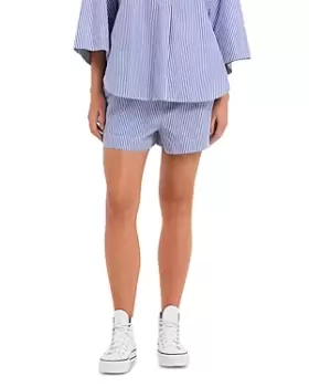 Image of French Connection Rhodes Poplin Stripe Shorts