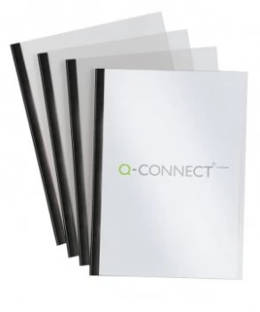 Image of Q Connect Black Slide Binder & Cover Sets - 20 Pack