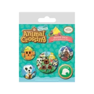 Image of Nintendo Animal Crossing Badge Back