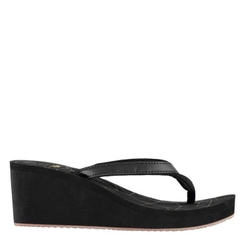 Image of SoulCal Eva Wedge Sandals Ladies - Black