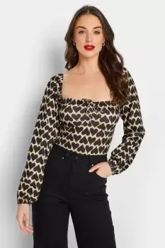 Image of Tall Heart Print Top