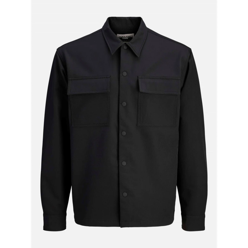 Image of Jack and Jones Mens Commute Overshirt Black male S