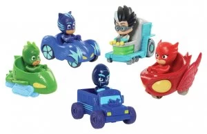 Image of PJ Masks 3 Wheelie Vehicle and Figure Assortment
