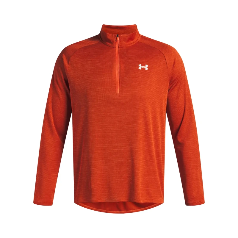 Image of 1/2 zip training top Under Armour Tech Orange Male S