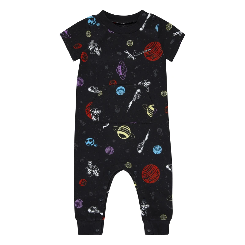 Image of Nike KSA Coverall Onsie Infants Black male 6-9 Mnth