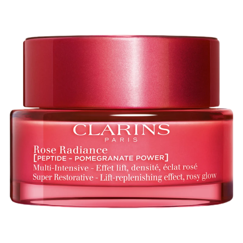 Image of Clarins Super Restorative Rose Radiance Peptide Face Moisturizer 1.7 oz.