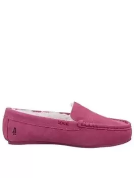 Image of Hush Puppies ANNIE MOCASSIN SLIPPERS - Pink, Size 8, Women
