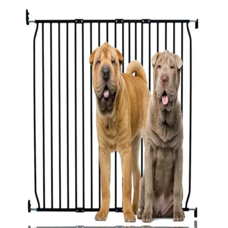 Image of Bettacare Extra Tall Eco Screw Fit Pet Gate, Black, 120Cm - 130Cm, Extra Tall Gate 100Cm In Height, Screw Fitted Dog Gate