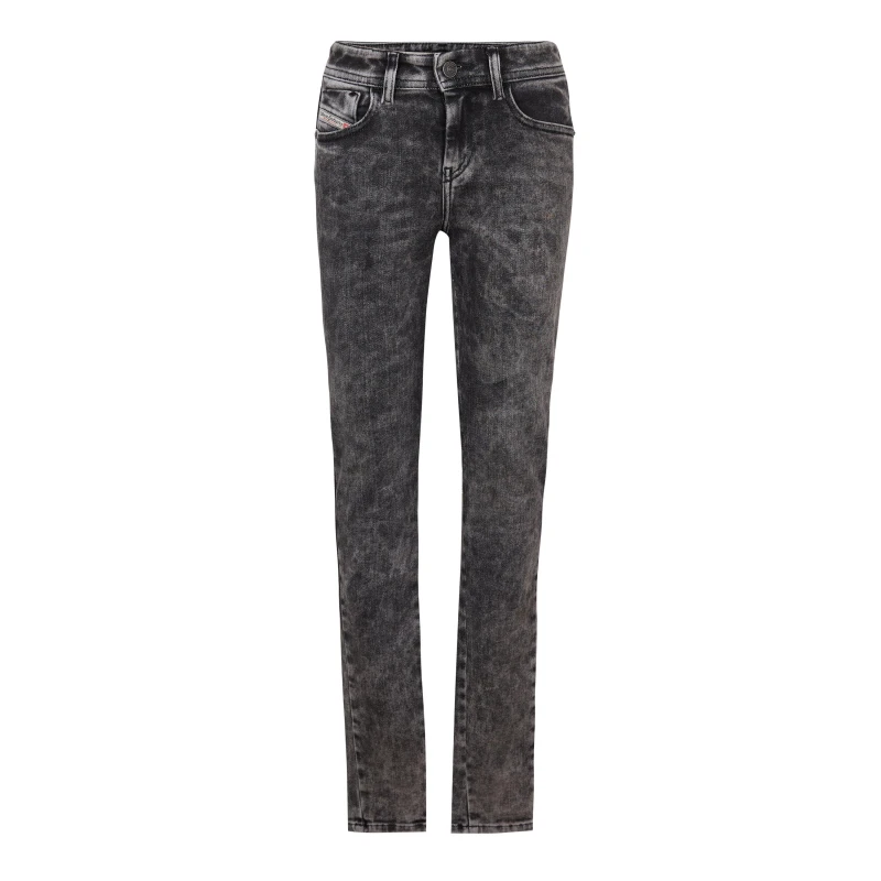 Image of Diesel Slandy Straight Jeans Slim Jeans 23 L32 Black 64701445234