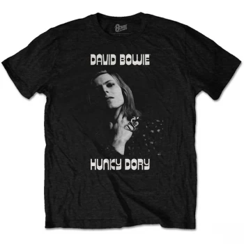 Image of David Bowie - Hunky Dory 1 Unisex Medium T-Shirt - Black