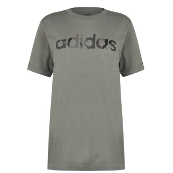 Image of adidas Camo Boyfriend T Shirt Ladies - Green