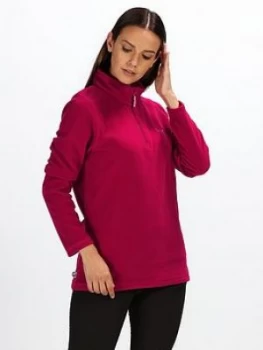 Image of Regatta Sweethart Quarter Zip Fleece - Dark Pink , Dark Pink, Size 10, Women