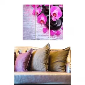 Image of MDF304343312 Multicolor Decorative MDF Painting (3 Pieces)