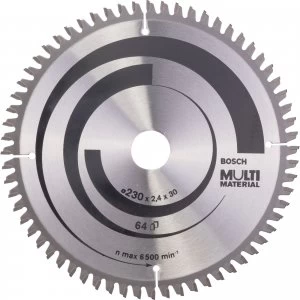 Image of Bosch Multi Material Cutting Saw Blade 230mm 64T 30mm
