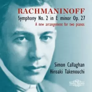 Image of Rachmaninoff Symphony No 2 in E Minor Op 27 A New Arrangement for Two Pianos by Sergei Rachmaninov CD Album