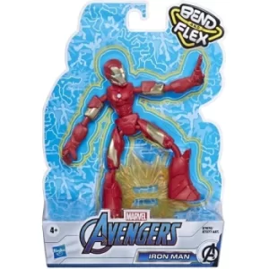 Image of Iron Man (Marvel Avengers) Bend & Flex Action Figure