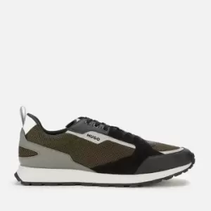 Image of HUGO Mens Icelin Runn Trainers - Black - UK 9
