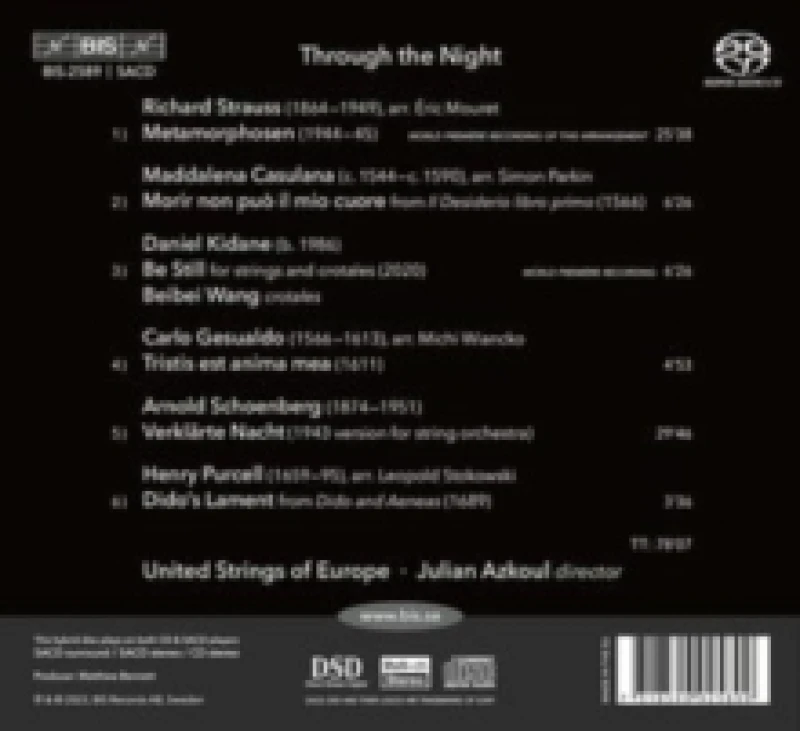 Image of Through the Night SACD / Hybrid