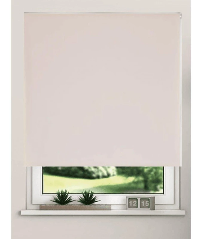 Image of New Edge Blinds Thermal Blackout Roller Blinds 175cm Drop x Width 110cm Pink Size: 150m width x 175cm drop Pink Unisex 150m width x 175cm drop