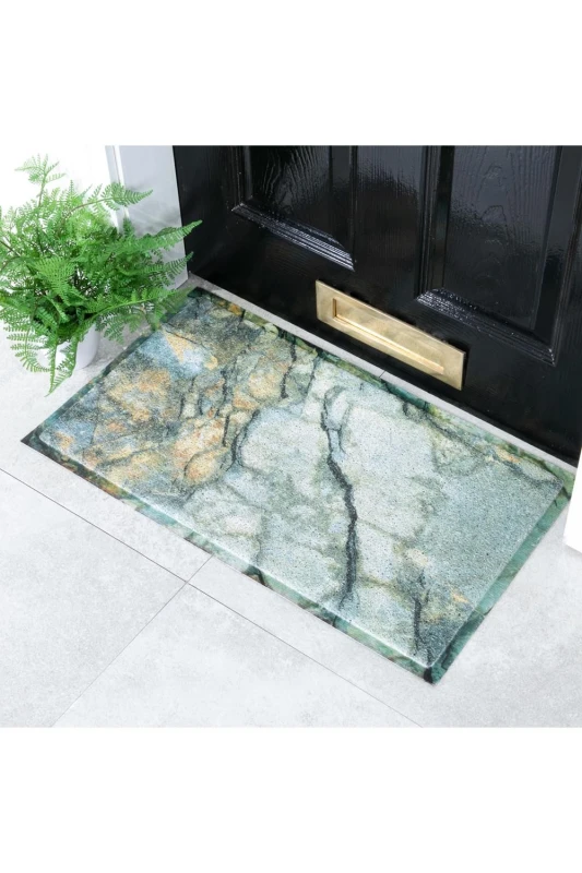 Image of Artsy Mats Slate Doormat (70 x 40cm) Grey unisex