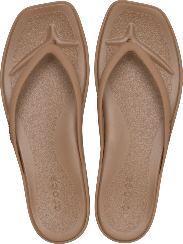 Image of Crocs Women Miami Flips Milk Chocolate 4