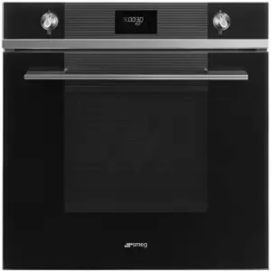 Image of Smeg Linea SFP6101TVN1 Built In Electric Single Oven - Black - A+ Rated
