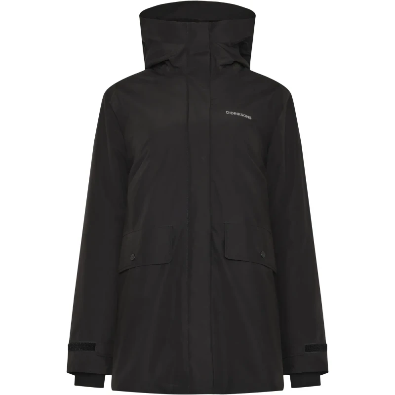 Image of Womens parka Didriksons Tuva Noir Female 50