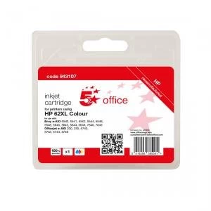 Image of 5 Star Office HP 62XL Tri Colour Ink Cartridge