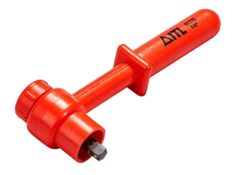 Image of ITL 1/4" Drive Insulated Reversible Ratchet 01775 Drive: 1/4"