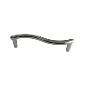 Image of BQ Chrome Plated Wave Interior Door Pull Cabinet Handle