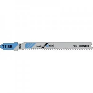 Image of Jigsaw blade T 118B, Basic for metal, 5-pack Bosch Accessories 2608631014 5 pcs