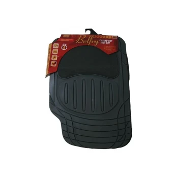 Image of Belfry Luxury Car Mats - Carpet & PVC - Grey - 4 Piece - 6345 - Maypole