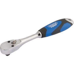 Image of Draper 1/4" Drive 60 Tooth Sealed Head Soft Grip Ratchet 1/4"