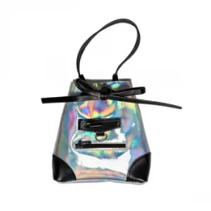 Image of I'm a Girly Silver Black Bag