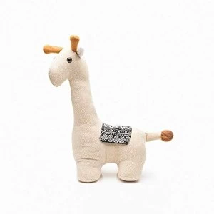 Image of Hestia Global Artisan Herringbone Giraffe Door Stop