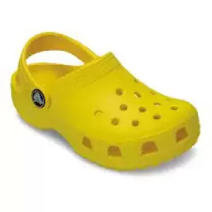 Image of Crocs Classic Clog Kids boys Children Clogs (Shoes) in Yellow Sizes available