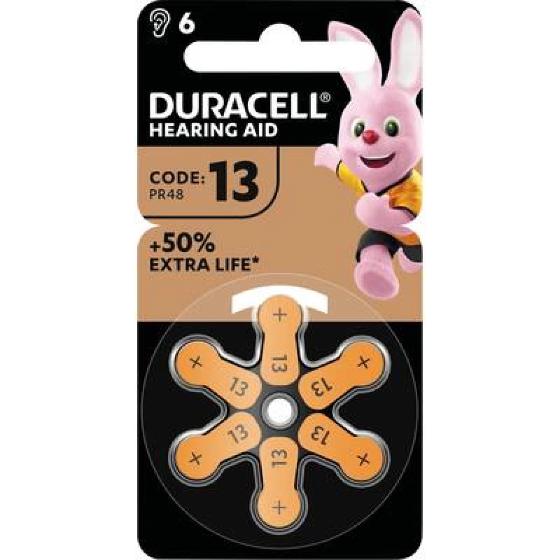 Image of Duracell Hearing Aid Batteries Size 13 110007174