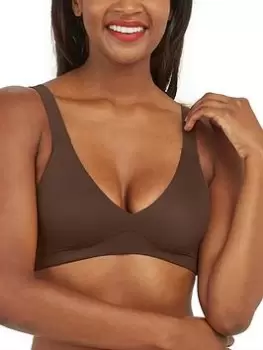 Image of Spanx Non Wired Control Bra, Chestnut Brown Size M Women