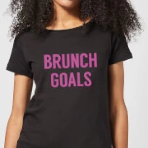 Image of Brunch Goals Womens T-Shirt - Black - 3XL
