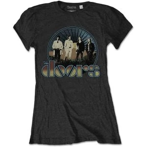 Image of The Doors - Vintage Field Womens Medium T-Shirt - Black