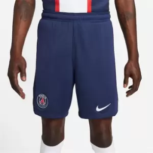 Image of Nike Paris Saint Germain Home Shorts 2022 2023 Adults - Blue